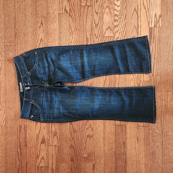 Hudson Mid Rise Boot Leg Ankle Jeans with Flap pocket - Picture 3 of 6